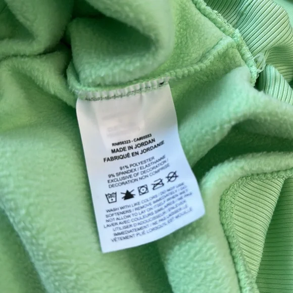 Nike Mint Green Half Zip Pullover Size Medium - Picture 5 of 5